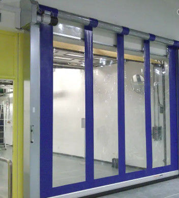 Секционный полный вид Алюминиевые гаражные двери для виллы Внешний изолированный пульт управления
